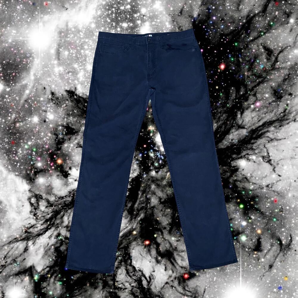 Dockers All Seasons Tech Mens 36x34 Black Straight Fit Pants